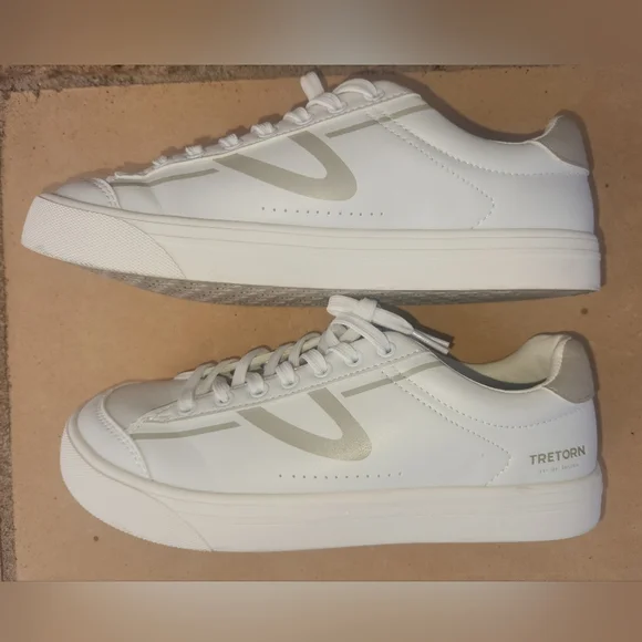 Tretorn White Sneakers - Picture 3 of 8